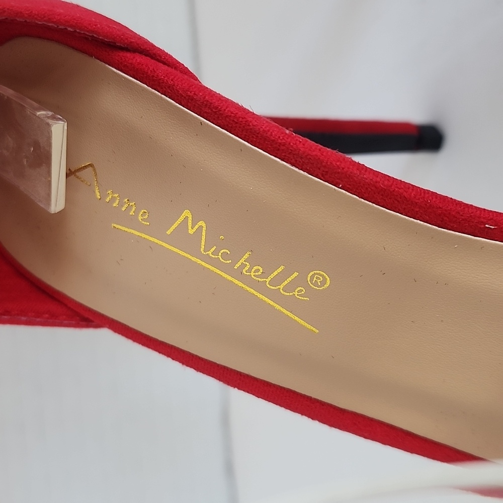 New in the Box - Formal Stiletto Heels w/ Gold Color Buckle & Rhinestones - Picture 10 of 11